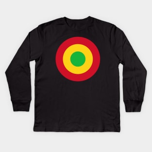 Mali Air Force Roundel Kids Long Sleeve T-Shirt